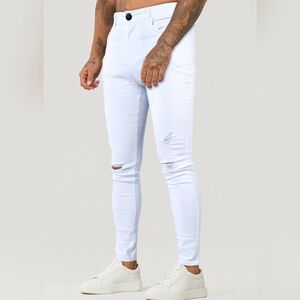 J Brand Mick Distressed Skinny Fit Jeans